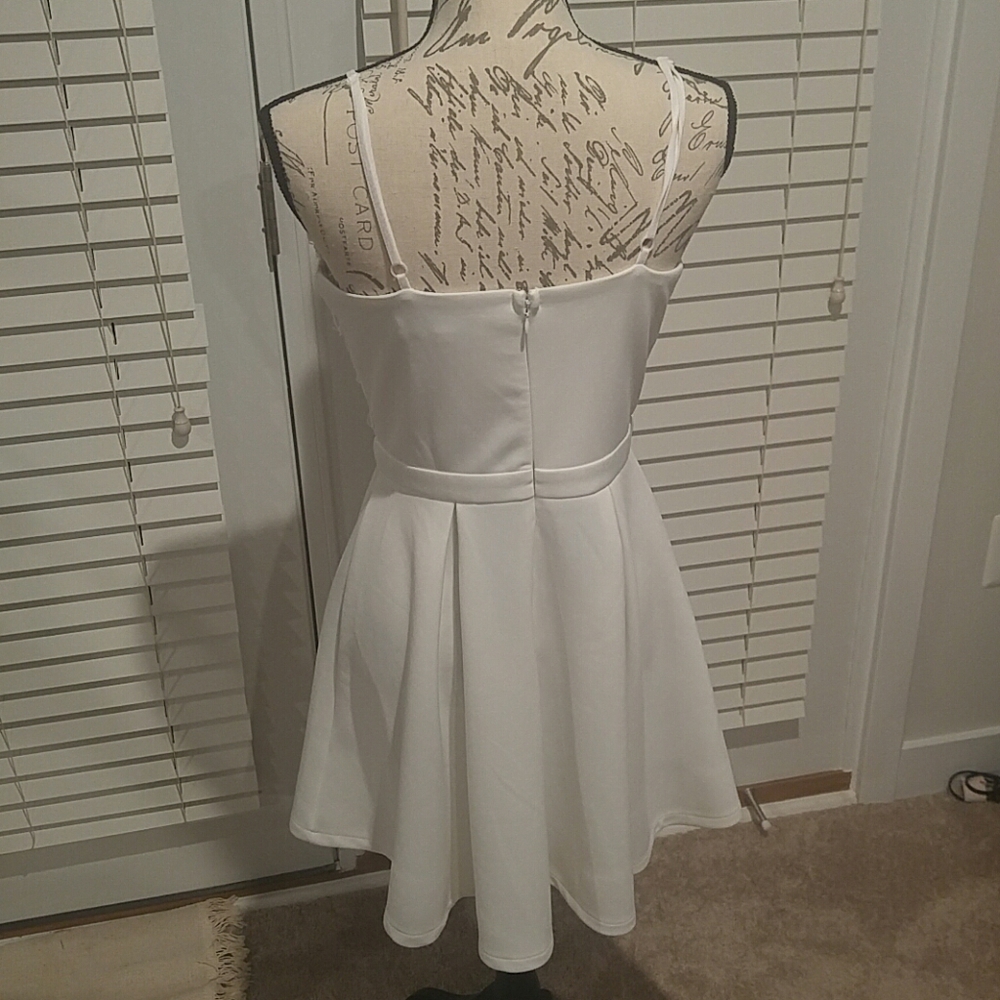 3/$20 Annabella Lace Mini Dress - Picture 2 of 3